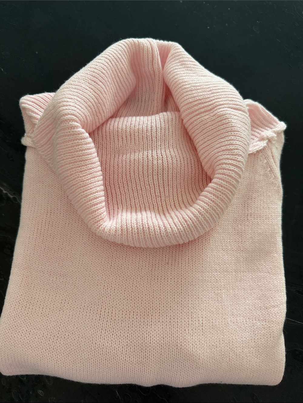Classic Women's Pink Turtleneck Sweater